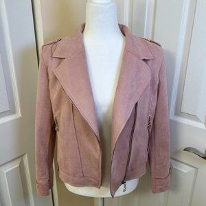 M. FASHION Pink Moto Jacket